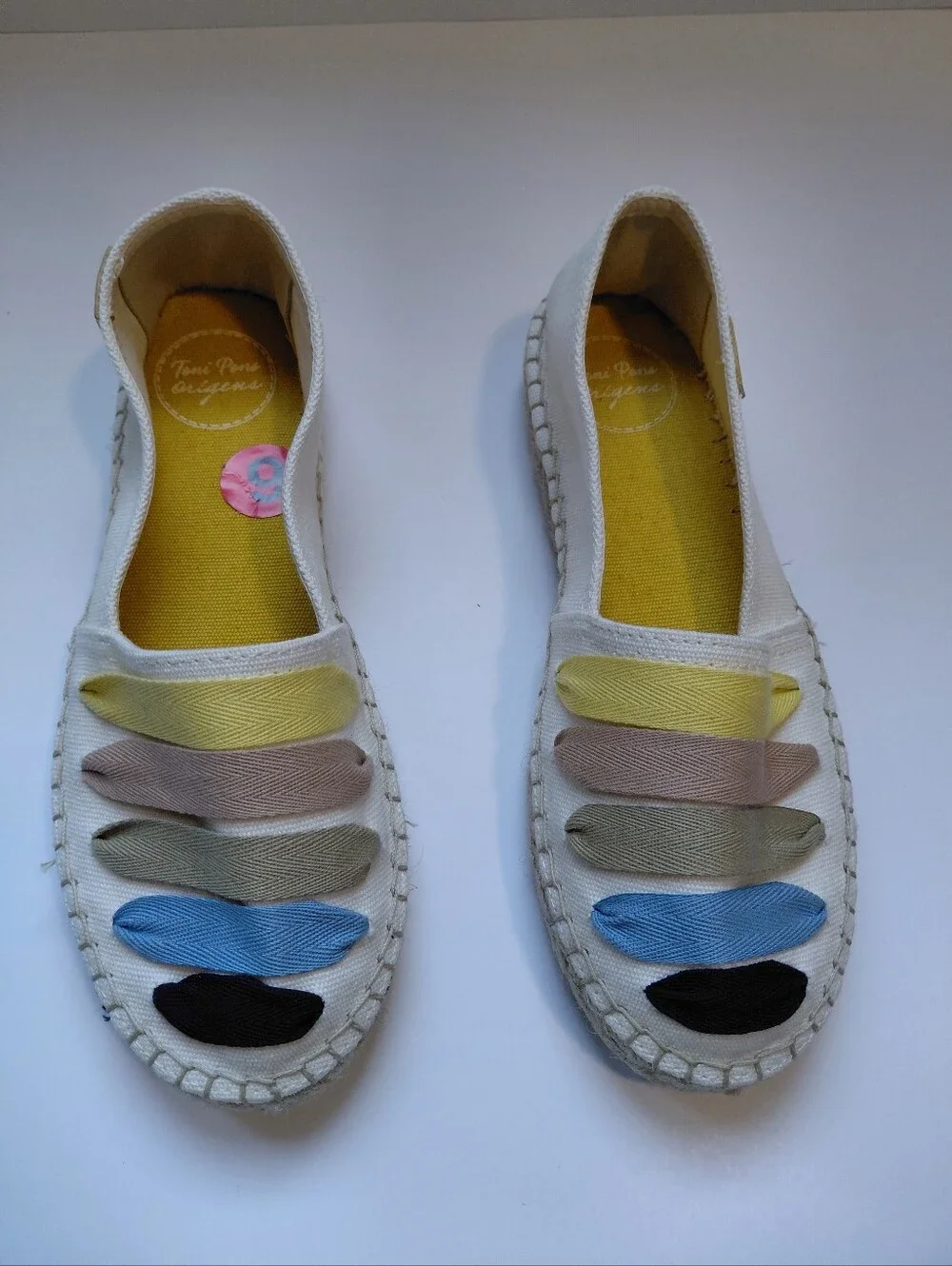 Toni Pons Origens Women's Flat Espadrilles In Sun Rose Made In Spain EU Size 37